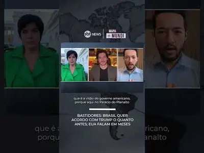 Bastidores: Brasil quer acordo com Trump o quanto antes; EUA falam em meses Bastidores: Brasil quer acordo com Trump o quanto antes; EUA falam em meses