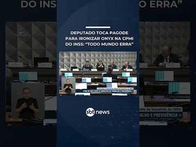 Deputado toca pagode do grupo Revelação na CPMI do INSS para ironizar Onyx: “Todo mundo erra” Deputado toca pagode do grupo Revelação na CPMI do INSS para ironizar Onyx: “Todo mundo erra”
