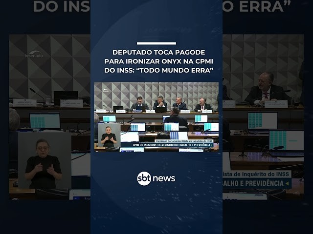 Deputado toca pagode do grupo Revelação na CPMI do INSS para ironizar Onyx: “Todo mundo erra”