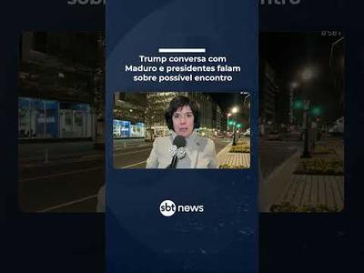 Trump conversa com Maduro e presidentes falam sobre possível encontro, diz NY Times | #SBTBrasil Trump conversa com Maduro e presidentes falam sobre possível encontro, diz NY Times | #SBTBrasil