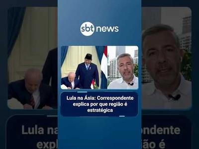 Lula na Ásia: Correspondente explica por que região é estratégica | #SBTNoticias Lula na Ásia: Correspondente explica por que região é estratégica | #SBTNoticias