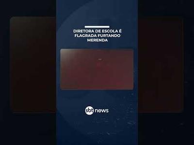 Diretora de escola é flagrada furtando merenda de alunos | #SBTNotícias Diretora de escola é flagrada furtando merenda de alunos | #SBTNotícias