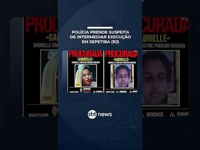 Polícia prende suspeita de intermediar morte de mulher na frente do filho no Rio | #SBTBrasil Polícia prende suspeita de intermediar morte de mulher na frente do filho no Rio | #SBTBrasil