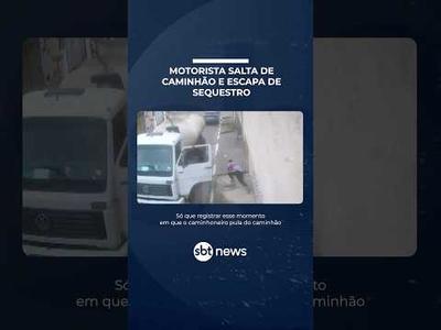 Motorista salta de caminhão e escapa de sequestro na Grande SP | #PrimeiroImpacto Motorista salta de caminhão e escapa de sequestro na Grande SP | #PrimeiroImpacto