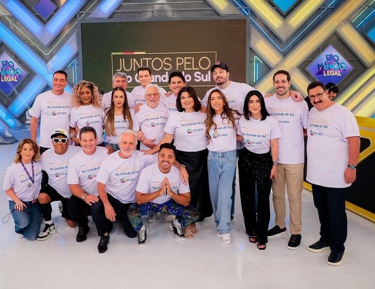 Imagem da noticia Campanha do SBT 'Juntos pelo Rio Grande do Sul' bate recorde em volume de doações