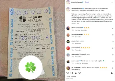 Bolsonaro ganha prêmio da quadra da Mega da Virada Bolsonaro ganha prêmio da quadra da Mega da Virada