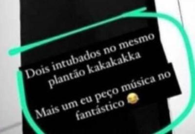 Médica que fez piada com pacientes na UTI é alvo de nova investigação Médica que fez piada com pacientes na UTI é alvo de nova investigação