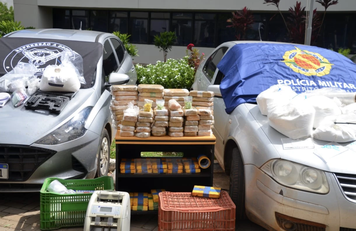 Imagem da noticia PF e Polícia Militar do DF fecham laboratório de cocaína em Brasília e prendem suspeito em flagrante