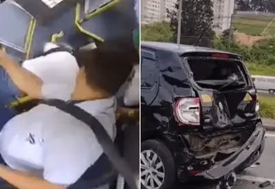 Motorista de ônibus que causou engavetamento em SP diz que passou mal e que não lembra do acidente Motorista de ônibus que causou engavetamento em SP diz que passou mal e que não lembra do acidente