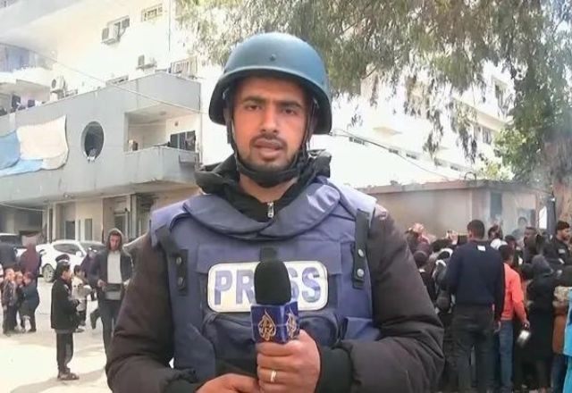 Imagem da noticia Al Jazeera denuncia Exército israelense por deter e espancar jornalista que cobria ataque a maior hospital de Gaza