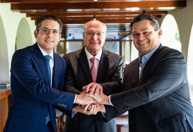 Imagem da noticia "Parlamento unido em torno da defesa dos interesses nacionais", diz Alcolumbre após reunião com Alckmin e Motta