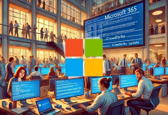 Imagem da noticia Após apagão cibernético, Microsoft 365 volta a funcionar