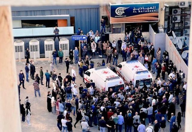 Imagem da noticia Bombardeios israelenses matam médicos em Gaza e jornalistas no Líbano