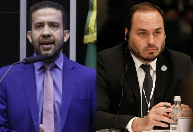 Imagem da noticia TSE determina fiscalização diária de perfis de Carlos Bolsonaro e André Janones