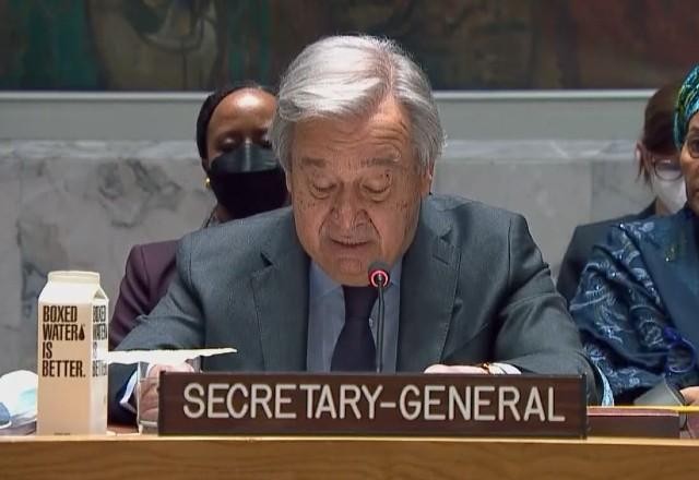 Imagem da noticia ONU pede à Rússia que abra portos do Mar Negro e alerta para aumento da fome