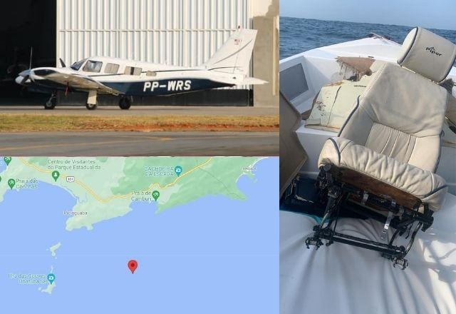 Imagem da noticia Equipes de buscas encontram destroços do avião que caiu no mar