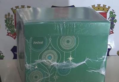 Casal de bandidos tenta roubar cesta de Natal de mulher Casal de bandidos tenta roubar cesta de Natal de mulher