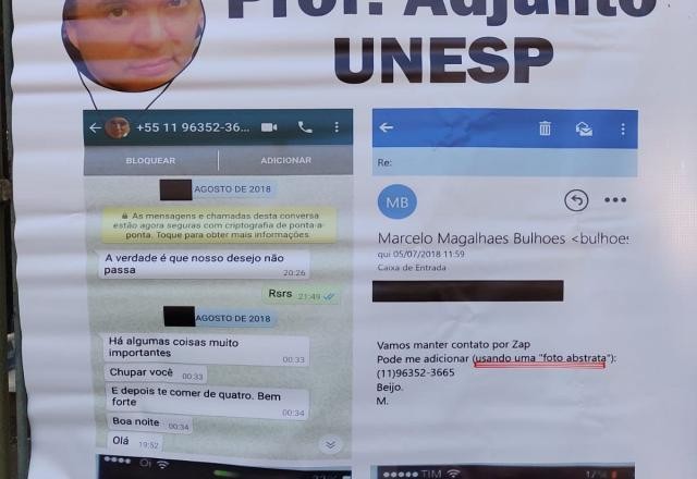 Imagem da noticia Estudantes da Unesp denunciam professor por assédio sexual; docente nega