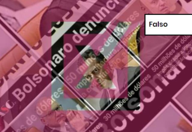 Imagem da noticia FALSO: Bolsonaro não apresentou provas de que ministros do STF receberam propina, diferentemente do que afirma vídeo
