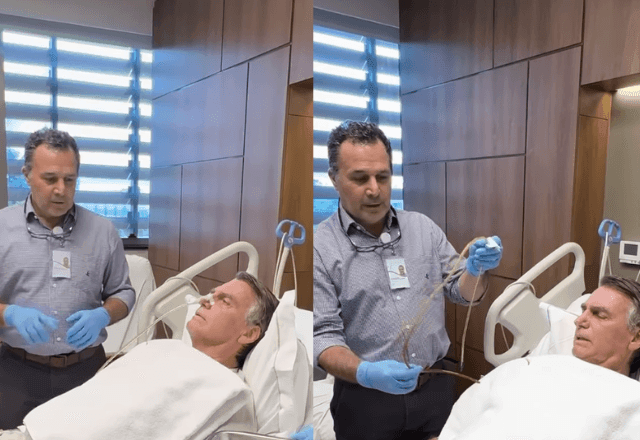 Imagem da noticia Bolsonaro retira sonda nasogástrica e volta a comer gelatina, diz boletim médico