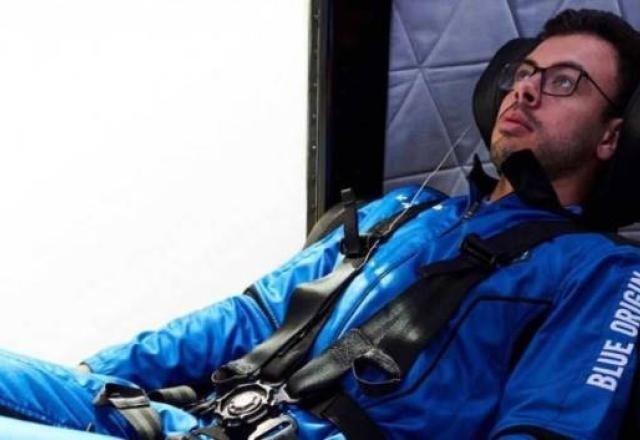 Imagem da noticia "Emocionante, indescritível, surreal", diz brasileiro que foi ao espaço