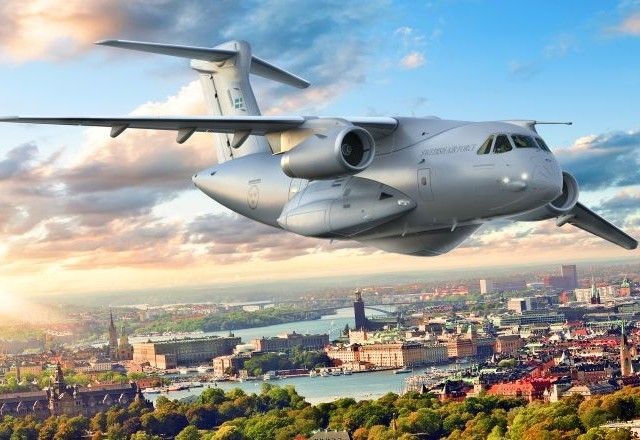 Imagem da noticia Embraer vende 4 aviões C-390 Millennium para Suécia em contrato com opção para mais 7