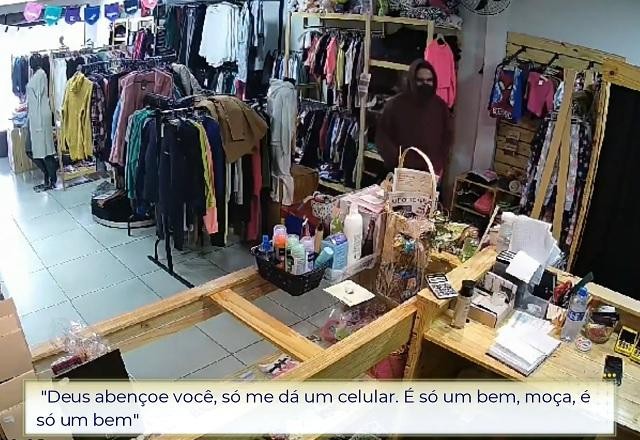 Imagem da noticia "É só um bem, moça", diz ladrão ao roubar celular durante assalto