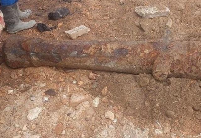 Imagem da noticia Canhões do século 17 são encontrados em obras no centro histórico de Salvador