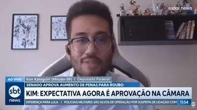 Motta deve pautar "rapidamente" projeto que aumenta penas para furto e roubo, diz Kataguiri Motta deve pautar "rapidamente" projeto que aumenta penas para furto e roubo, diz Kataguiri