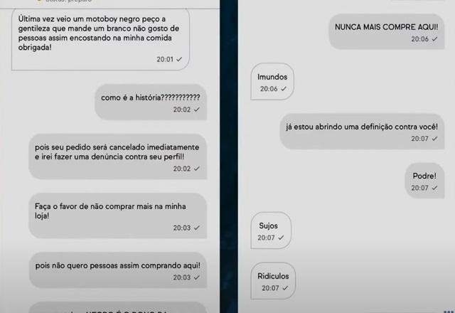 Imagem da noticia Cliente racista pede "motoboy branco" após entrega