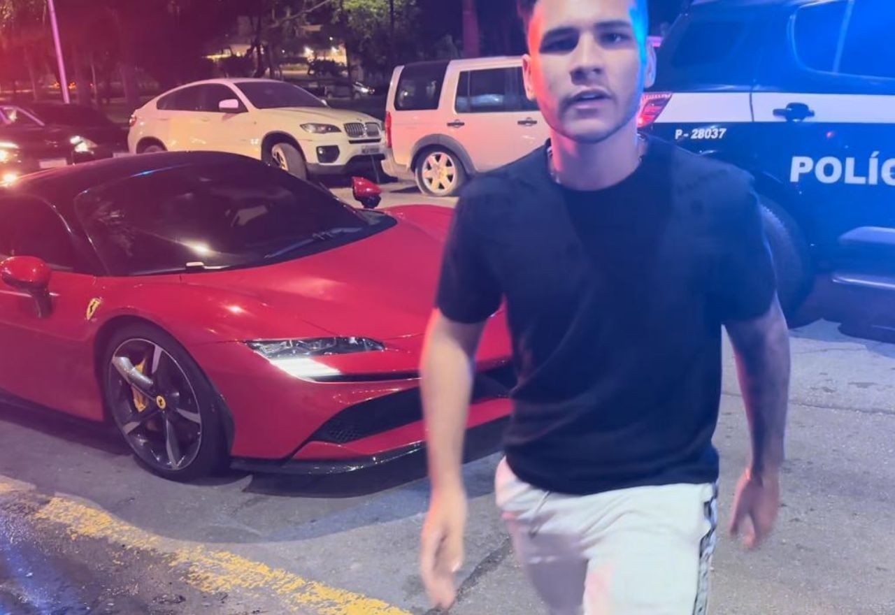 Imagem da noticia Filho de Deolane é flagrado pela polícia dirigindo em alta velocidade e sem habilitação