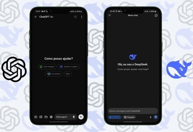 Imagem da noticia Qual é a diferença entre o DeepSeek e o ChatGPT?