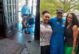 Imagem da notícia Lambeijos e foto em família: Austronautas da Artemis II comemoram retorno à Terra