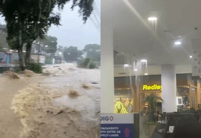 Forte chuva atinge cidades do Rio de Janeiro; Nova Iguaçu instala gabinete de crise Forte chuva atinge cidades do Rio de Janeiro; Nova Iguaçu instala gabinete de crise