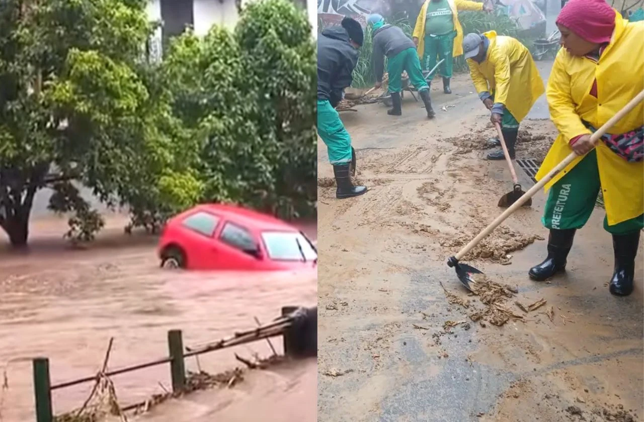 Imagem da noticia Petrópolis segue em atenção após chuva forte no RJ; bombeiros buscam por desaparecido