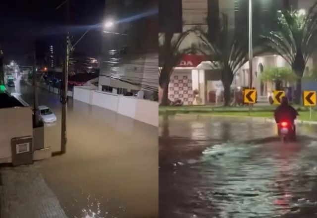 Imagem da noticia Chuva e vento fortes provocam alagamentos em cidades do litoral e oeste de SC