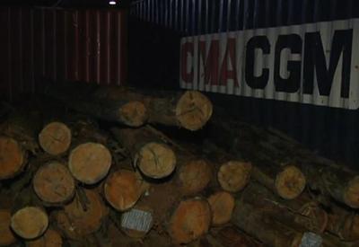 Cocaína escondida em troncos de árvores é apreendida pela Receita Cocaína escondida em troncos de árvores é apreendida pela Receita