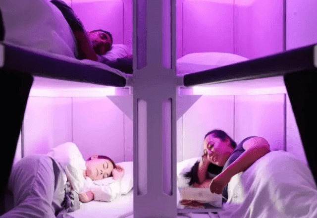 Imagem da noticia Empresa aérea inaugura voos com assentos beliche