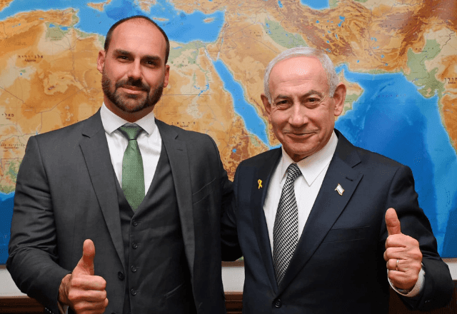 Imagem da noticia Eduardo Bolsonaro viaja a Israel e se reúne com autoridades do país