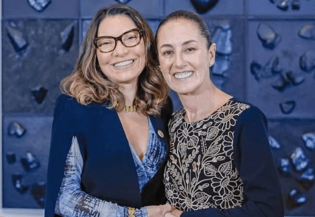 Imagem da noticia Janja presta solidariedade à presidente do México após episódio de importunação sexual