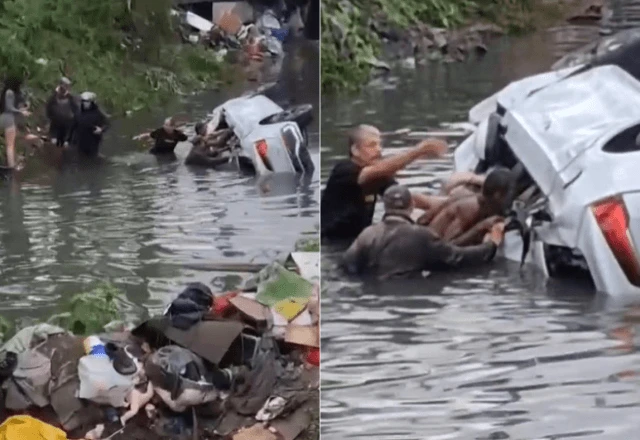 Imagem da noticia Três mulheres morrem após carro cair em córrego em São Vicente; motorista estava bêbado