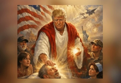 Trump publica foto de si mesmo como Jesus e apaga postagem após críticas Trump publica foto de si mesmo como Jesus e apaga postagem após críticas