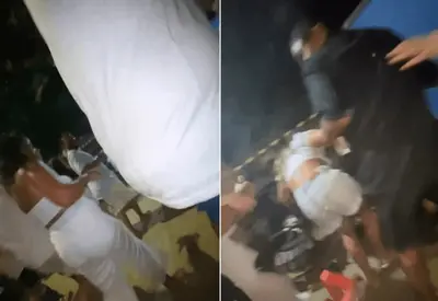 VÍDEO: falha durante queima de fogos deixa três feridos em Angra dos Reis (RJ) VÍDEO: falha durante queima de fogos deixa três feridos em Angra dos Reis (RJ)