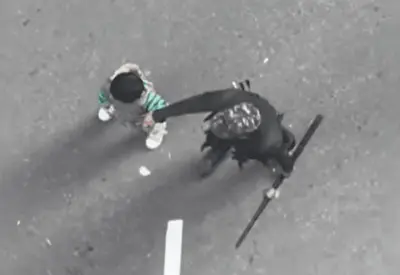 Crianças são usadas como escudo humano em protesto na Colômbia Crianças são usadas como escudo humano em protesto na Colômbia