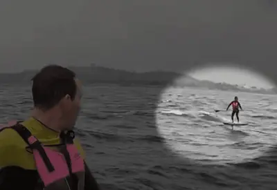 Tubarão persegue surfista na Califórnia por 12 minutos; imagens são impressionantes Tubarão persegue surfista na Califórnia por 12 minutos; imagens são impressionantes