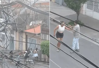 VÍDEO: homem morre esfaqueado ao tentar separar briga em Carapicuíba (SP) VÍDEO: homem morre esfaqueado ao tentar separar briga em Carapicuíba (SP)