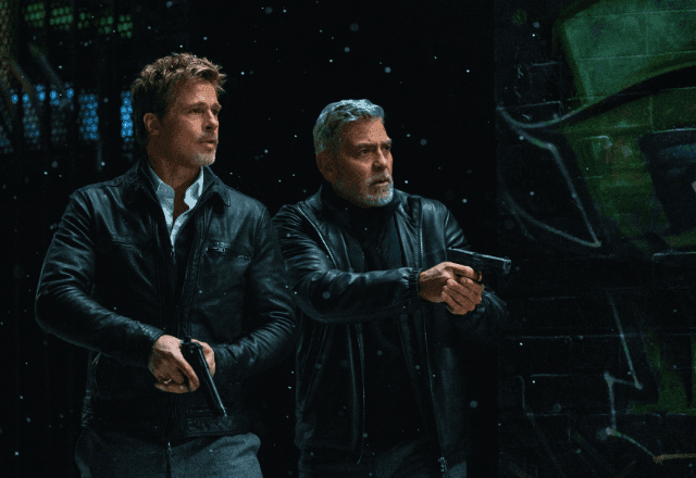Imagem da noticia George Clooney e Brad Pitt vão direto para a sua casa no novo filme "Lobos"