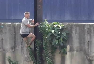 Vítima reage a assalto e criminoso tenta fugir por rio Vítima reage a assalto e criminoso tenta fugir por rio