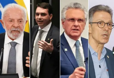 Lula empata com Flávio, Caiado e Zema no 2º turno, aponta Datafolha Lula empata com Flávio, Caiado e Zema no 2º turno, aponta Datafolha