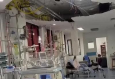 Teto da UTI neonatal desaba no Recife; nenhum paciente ficou ferido Teto da UTI neonatal desaba no Recife; nenhum paciente ficou ferido